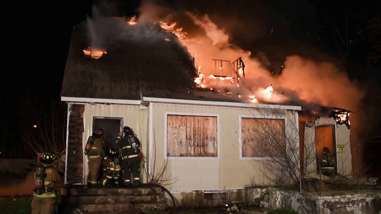Video: Squatter pulled from burning, vacant Long Island house
